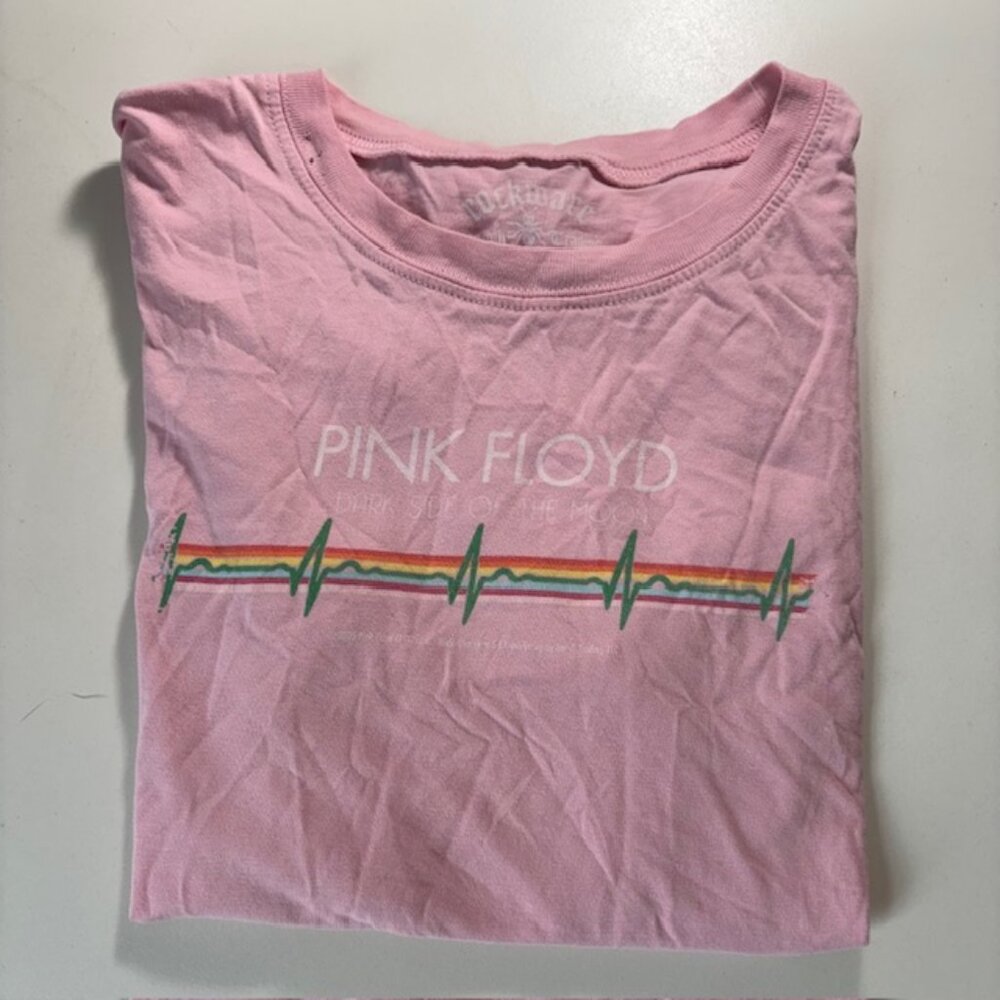 Pink Floyd Kids T-Shirt, Size M, Pink Short Sleeve